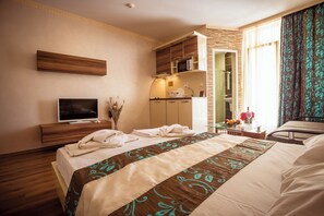 Studio, balcon | Accès au Wi-Fi (inclus)