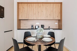 Apartment, Non Smoking, Balcony | Dining - A60 Boutique Hotel (Budapest)