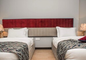 Superior-værelse med 2 enkeltsenge - balkon - byudsigt