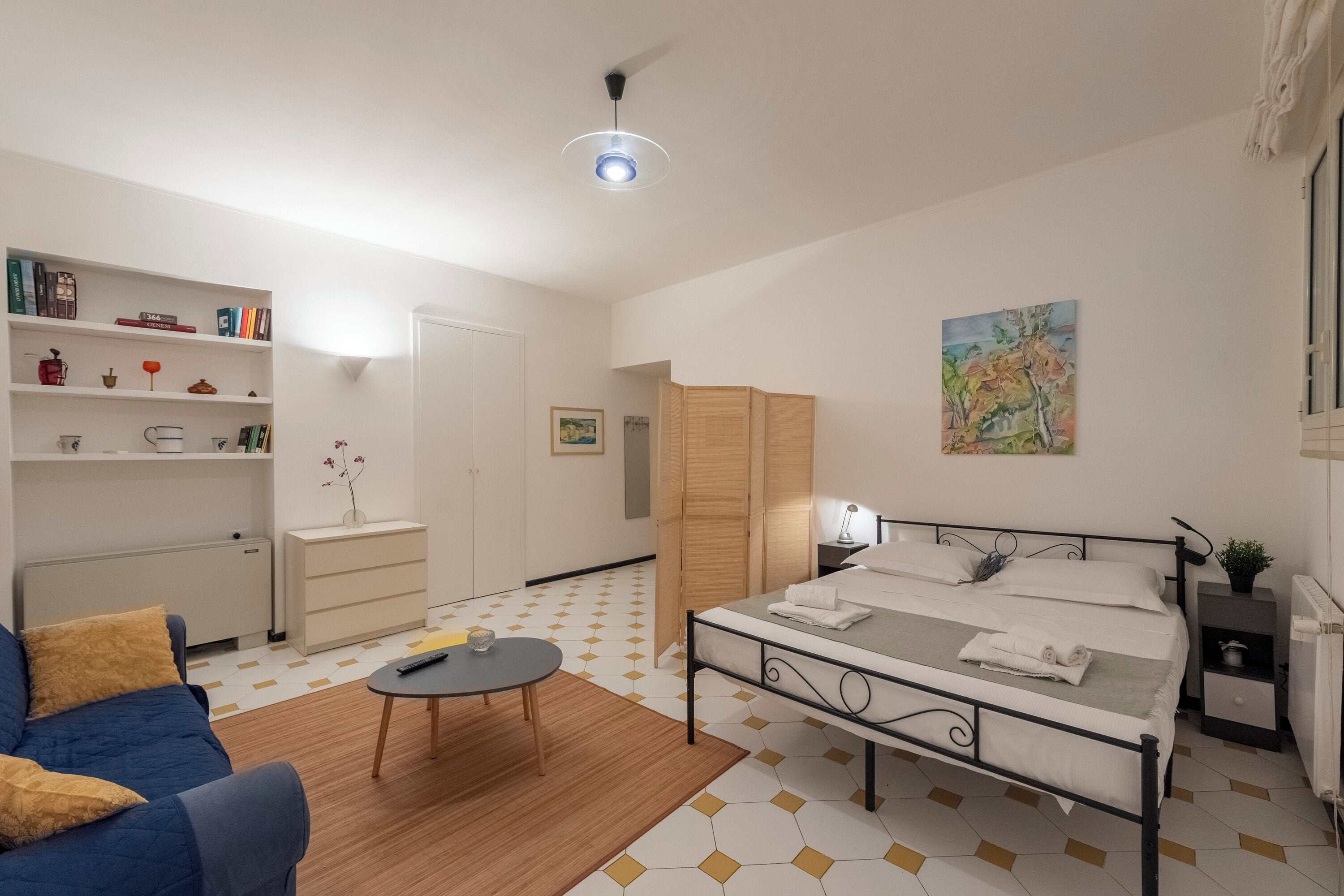 Monolocale familiare, microonde (Liberty Home In Genova Nervi 2min)