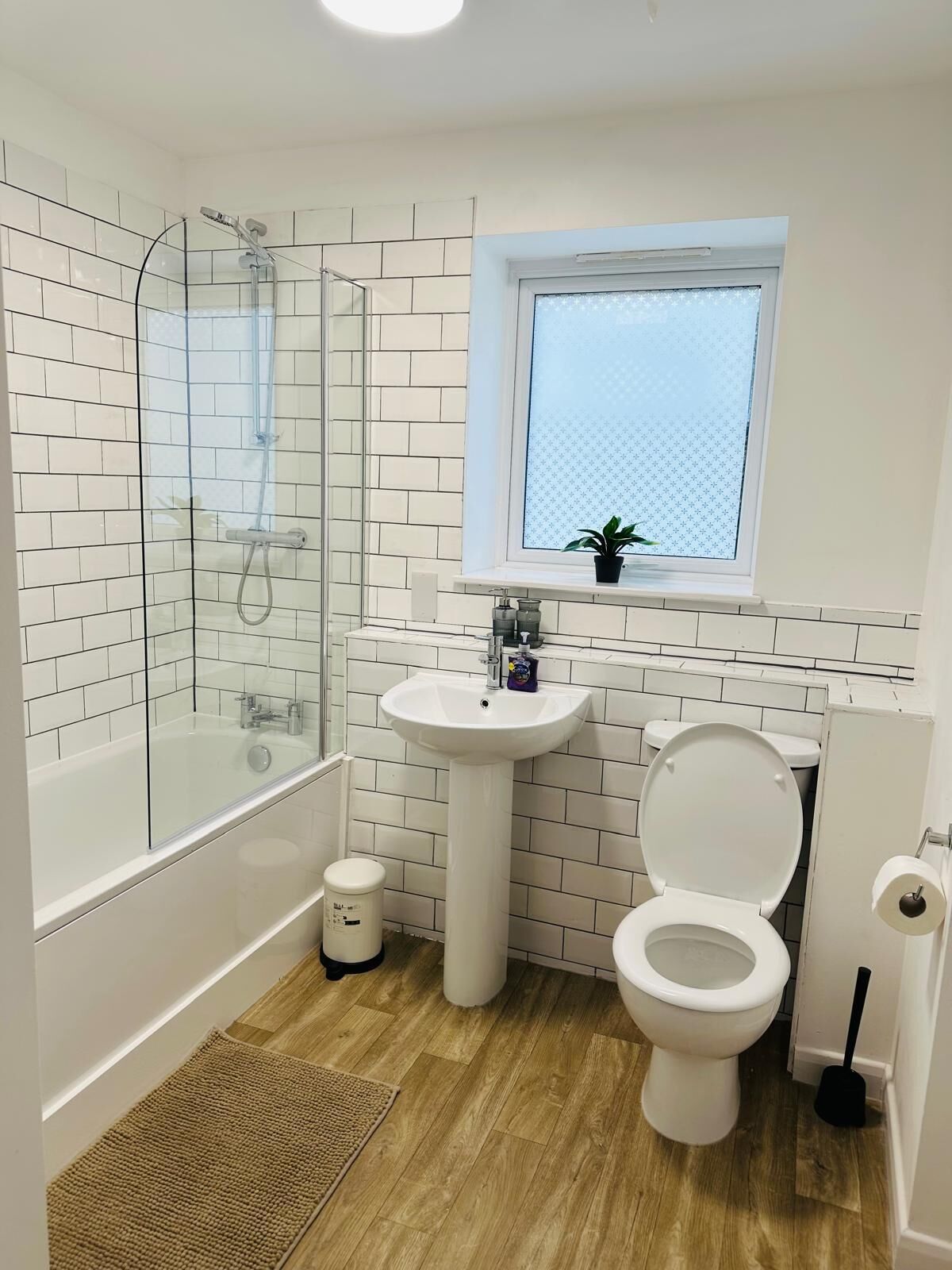 Towels, soap, toilet paper