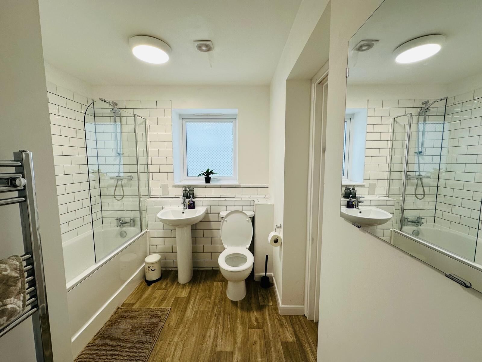 Towels, soap, toilet paper