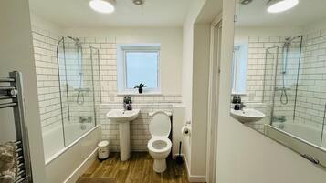 Towels, soap, toilet paper