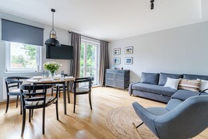 Living area - Imperial Apartments - Nadmorski Zen (Sopot)