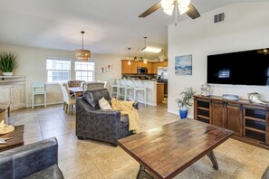 House (3 Bedrooms) | Interior - Walk or Ride to Beach! Family Home w/ Patio Lounge (Port Aransas)