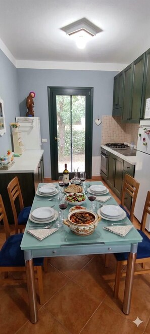 Family Cottage, Resort View | Private kitchen - Sardinia Hillside Retreat - Apt 13 - 2BR, quiet area, parking (Santa Maria Coghinas)