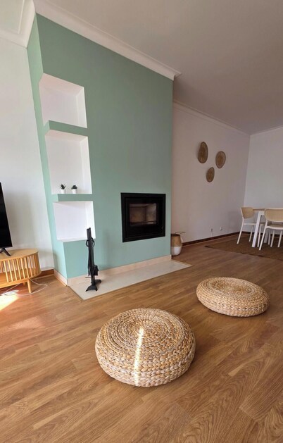 2-bedroom apartment by the beach.