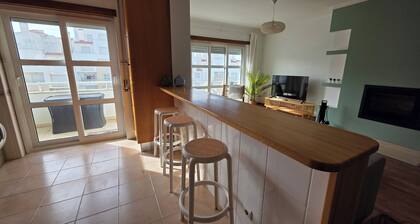 2-bedroom apartment by the beach.