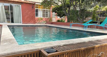 Elegant accommodation near beach and cove