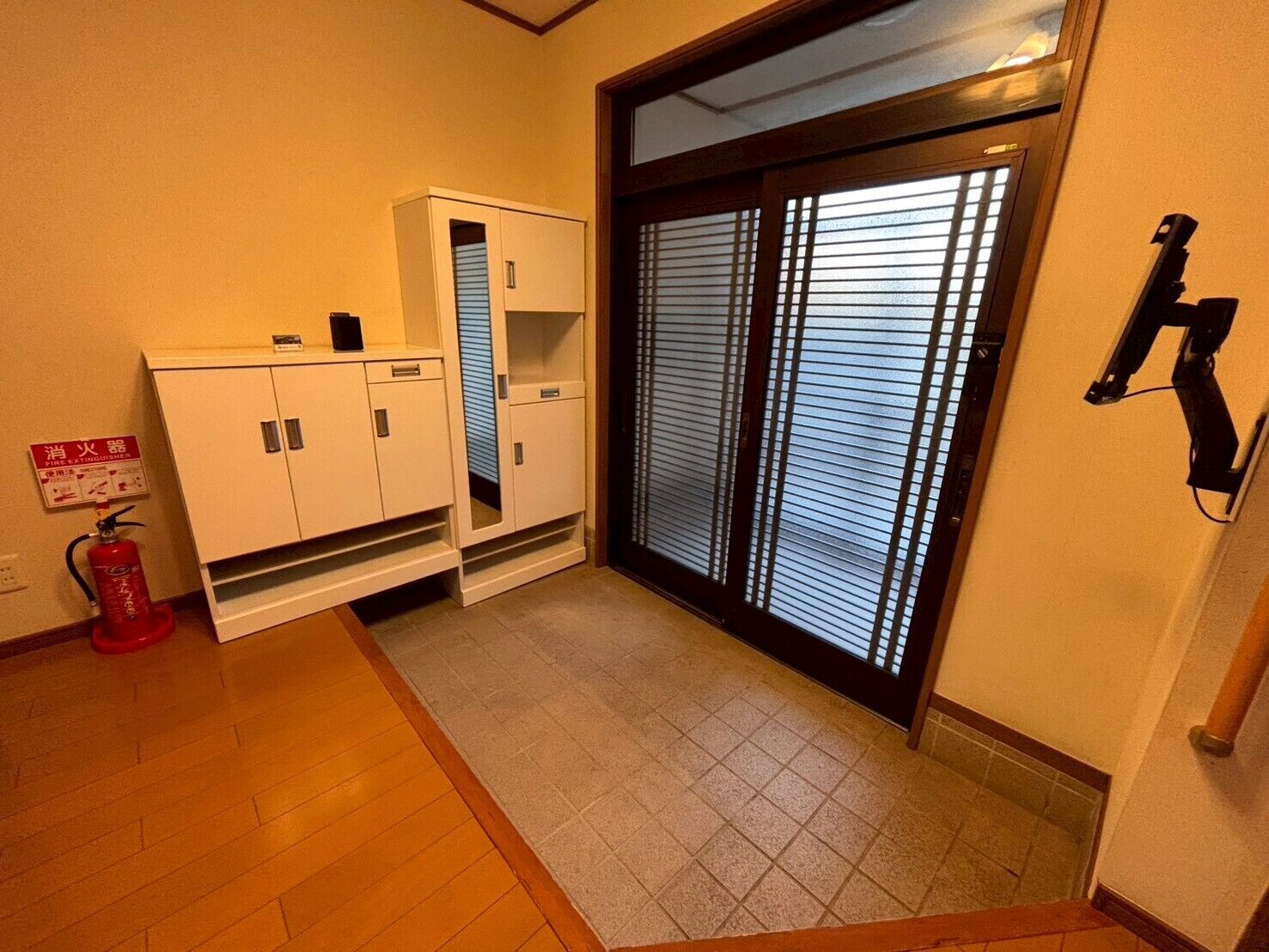 Interior entrance
