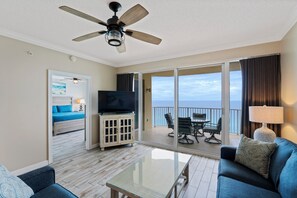 TV - Gulf Views & Family Fun – 3BR Boardwalk Condo (Panama City Beach)