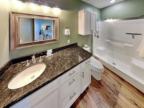 Bathroom - Fin | Gorgeous Home, Steps to Beach (Port Aransas)