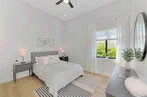3 habitaciones, tabla de planchar con plancha, wifi y ropa de cama 