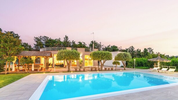 Pool - Zagara Bianca - Country Villa with Extensive Gardens, Tennis Court & 12m Pool (Syracuse)