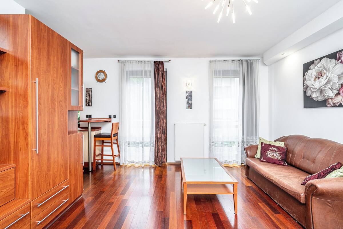 Stúdió, 1 queen (nagyméretű) franciaágy és egy kinyithatókanapé | Vasaló/vasalódeszka, ingyenes wifi és ágynemű