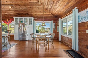 Dining - Oceanfront Cottage | Expansive Deck | Stunning Views | 3BR Retreat (Emerald Isle)