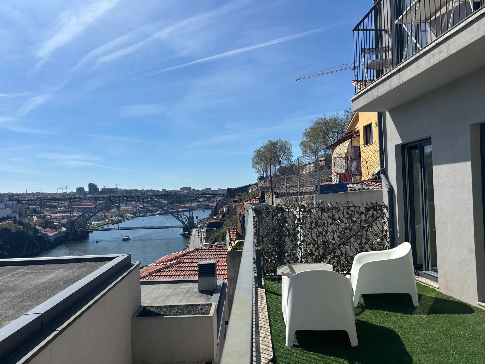 Superior Apartment, River View | Terrace/patio