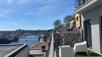 Superior Apartment, River View | Terrace/patio