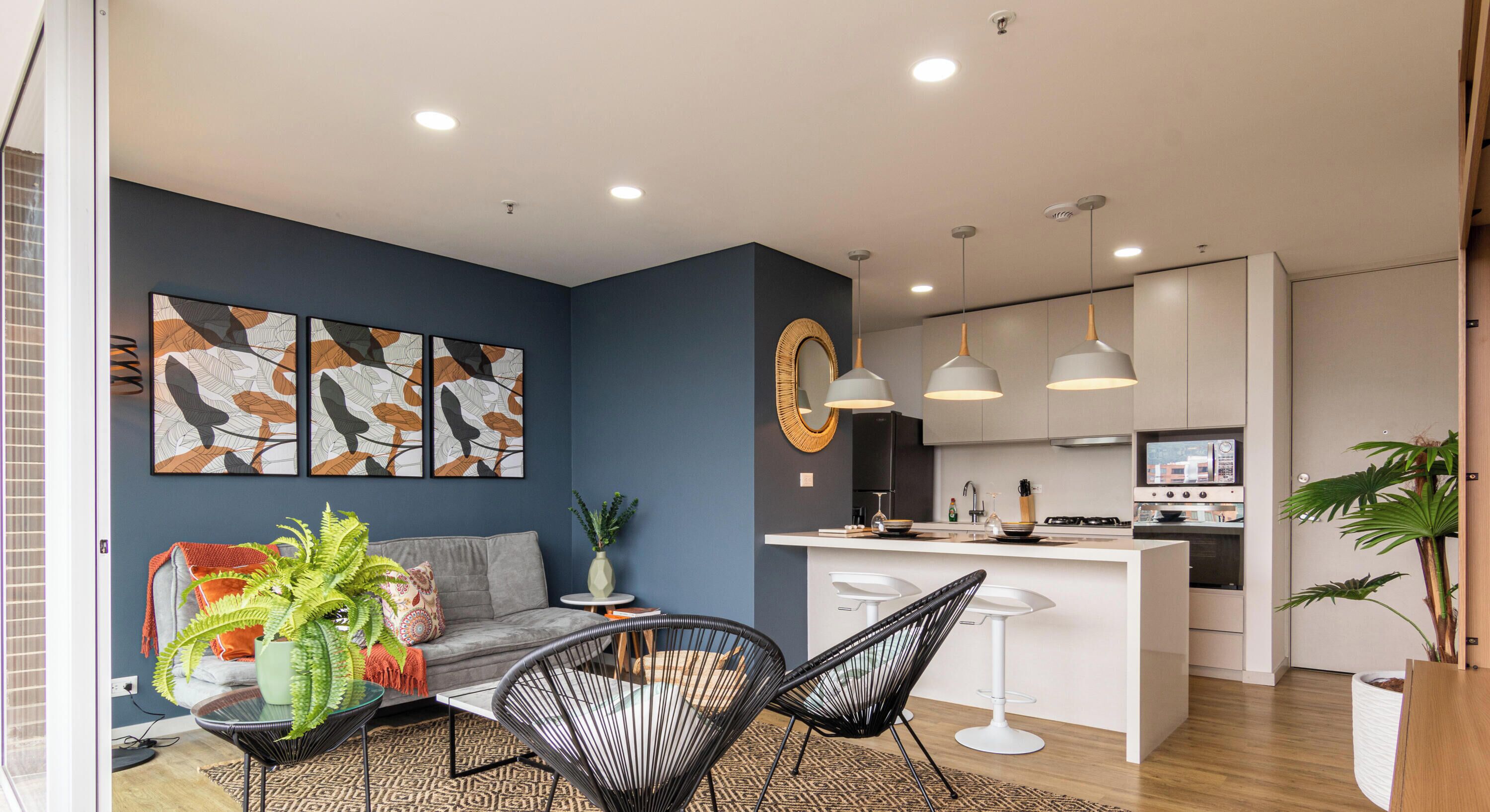 Apartment, Balcony, City View | Living area