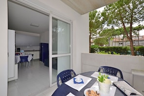 Apartment, 1 Bedroom, Balcony | Dining room - Cozy Stay in Lignano (Lignano Sabbiadoro)