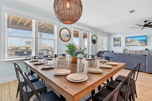 Dining - Huge Beachhouse w/ Private pool - walk to beach (gulf shores)