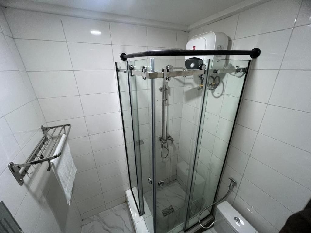 Deluxe-Zimmer, Balkon, Stadtblick | Badezimmer
