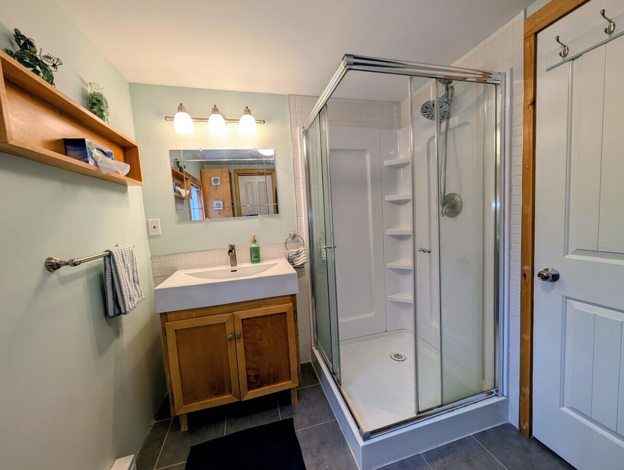 Towels, soap, toilet paper