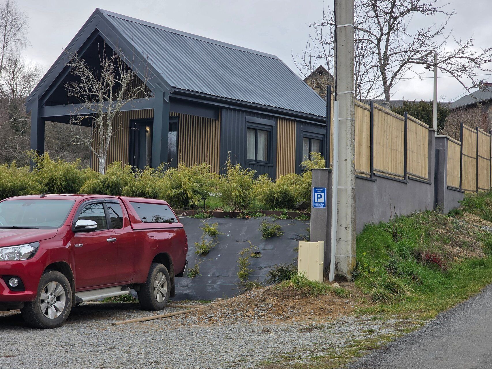 Enceinte de l’hébergement