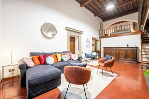Living area - "4Bedroom in Center "200 Mq Penthouse View Florence (Firenze)
