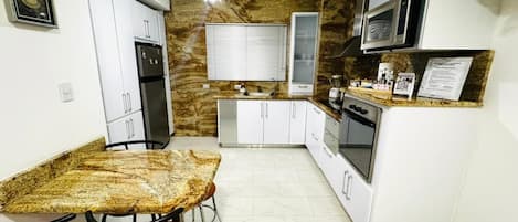 Microwave, oven, stovetop