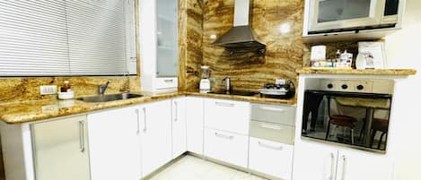 Microwave, oven, stovetop