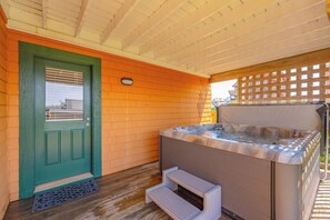 Idromassaggio all'aperto