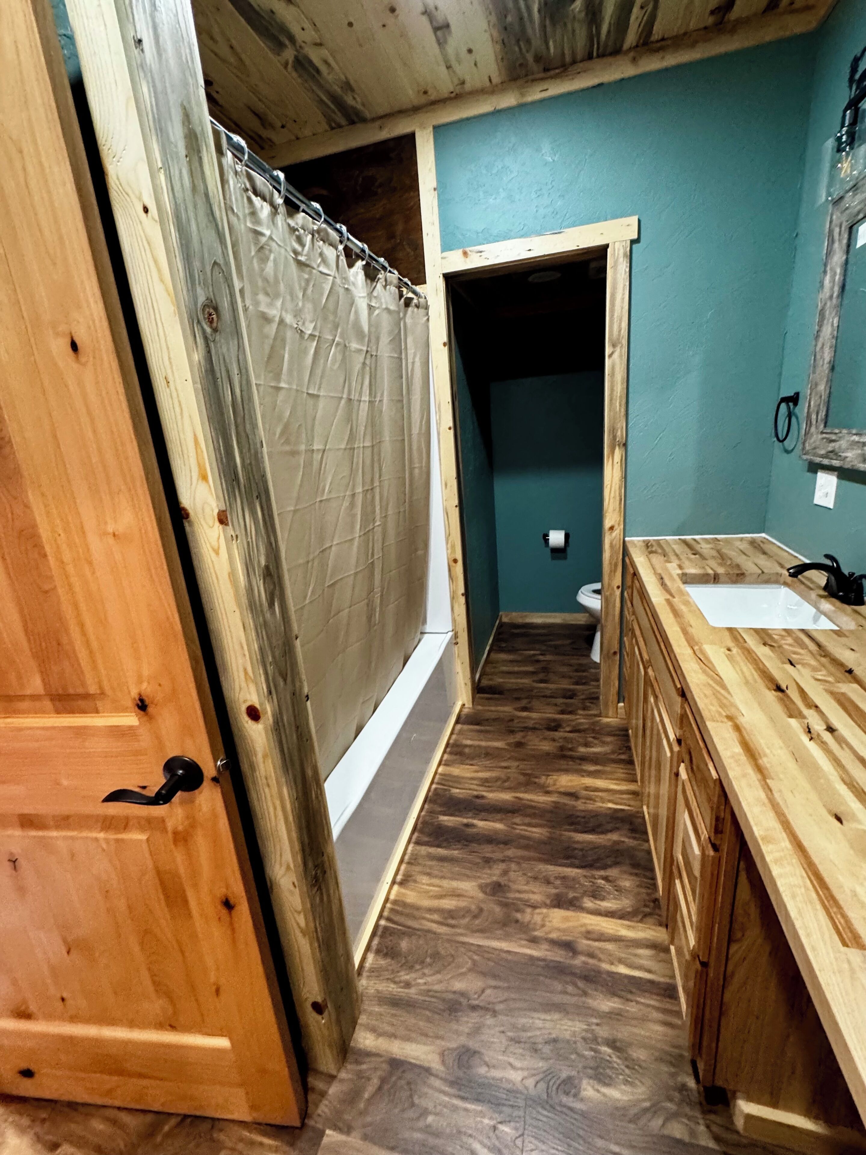 Towels, soap, toilet paper