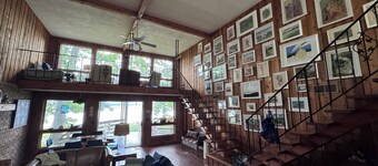 Clean, Rustic  4-bedroom cabin nestled in the woods in Sackets Harbor