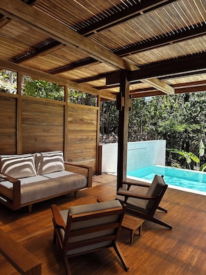 Pool - Beautiful Teak Living Space at Taru Rentals (Montezuma)