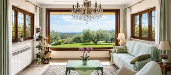 In a unique villa, very close to Rome for couples and families