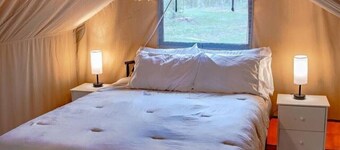 Canvas Glamping Tent On 18 Acres Near State Parks, Trails, and Waterfalls