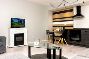 Comfort-Apartment, Stadtblick | Wohnbereich