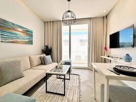 Apartamento, 2 habitaciones | Sala de estar