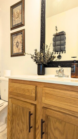 Bathroom - Modern & Cozy Retreat Near Camp Lejeune, Pet Friendly, 30+ days Stays (Jacksonville)