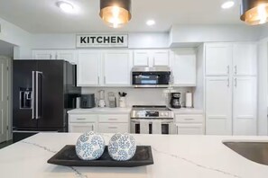 Fridge, microwave, oven, stovetop - Tempe Family Escape • Heated Pool • 3BR/2BA (Tempe)