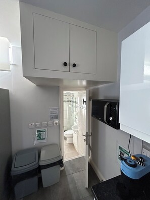 Shower, hair dryer, towels, soap - Dublin City Central Gorgeous Flat (Dublin)