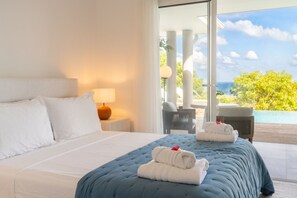 Iron/ironing board, travel cot, WiFi, bed sheets - Amara 4 - Luxury villa with sea view (Les Trois-Îlets)