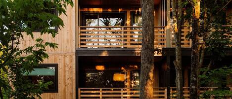Suite studio, vue sur le fleuve | Terrasse/patio