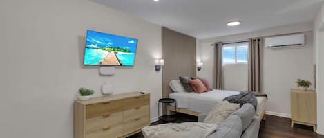 1 間睡房、熨斗/熨衫板、Wi-Fi、床單