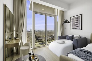 1 slaapkamer, een strijkplank/strijkijzer, wifi, beddengoed