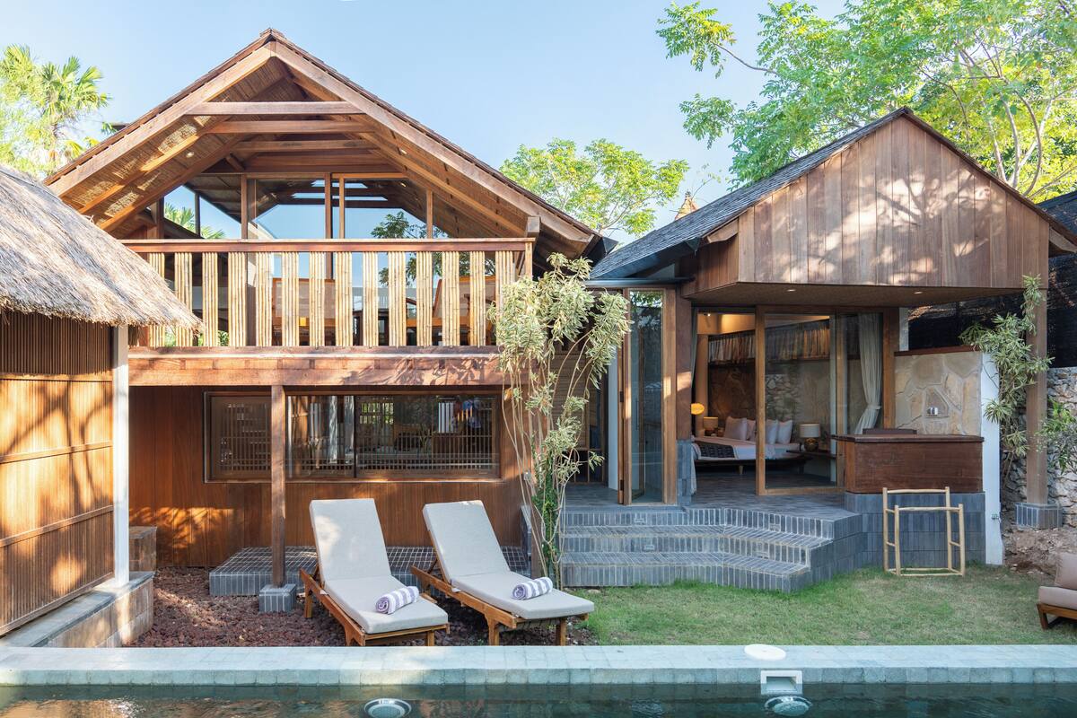 Biệt thự Deluxe, quang cảnh vườn | Khu phòng khách