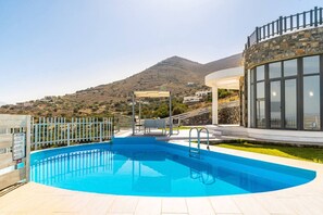 Pool - Seaview Villa Private Pool & BBQ, near Elounda Bay (Schisma Eloundas)