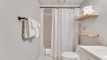 Hair dryer, towels