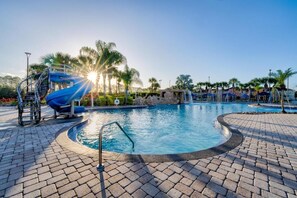 Una piscina riscaldata